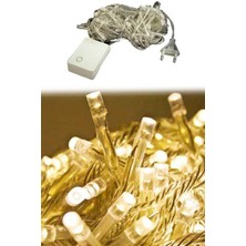 100 Ledli Fişli LED Dekor Lambası 10M Gün Işığı LED