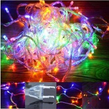10 Metre 100 Ledli Fişli Led, Dekor Lambası 10M Rgb Yılbaşı Ağacı Işığı