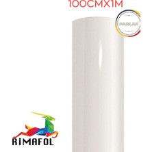 Rimafol Parlak Beyaz Dolap Kaplama Folyosu 100CMX1M
