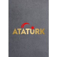 Sticker Usta Atatürk Ay Yıldız Sticker Araba Oto Motosiklet Karavan Sticker Etiket 00622