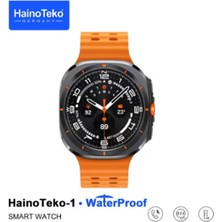 MerciTech Haino Teko Germany 1 Waterproof Watch 10 Serisi Amoled Ekran Su Geçirmez 3 Kordonlu Akıllı Saat