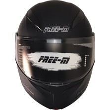 Free-M 965 Çene Açılır Kask (Mat Siyah)