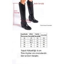 Bak Store Vizon Süet Nakışlı Fermuarlı Western Kovboy Kadın Uzun Dizaltı Çizme