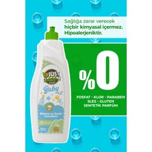 Just Green Organic Baby Biberon Ve Emzik Temizleyici - Bebekleriniz için Doğal Ve Güvenli Temizlik %100 Doğal (750 ML)