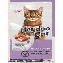 Heydoo Somonlu Kısırlaştırılmış Kedi Maması 15KG