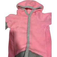 Pink Basic Polar Orta-Büyük Irk Köpek Sweatshirtü