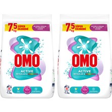 Omo Active Fresh Toz Çamaşır Deterjanı Renkliler 7.5 kg X2