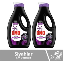 Omo Sıvı Çamaşır Deterjanı Siyah Giysiler Için 1690 ml X2