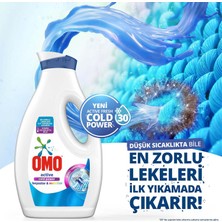 Omo Sıvı Deterjan Active Beyazlar ve Renkliler 1690 ml x1 + Yumoş Yumuşatıcı Lilyum 1440 ml x1