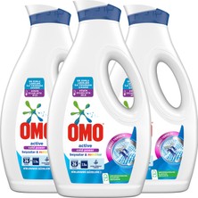 Omo Sıvı Deterjan Active Beyazlar ve Renkliler 1690 ml x3