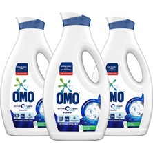 Omo Active Oxygen Etkisi Sıvı Çamaşır Deterjanı Beyazlar İçin Leke Çıkarıcı 1690 ml x3