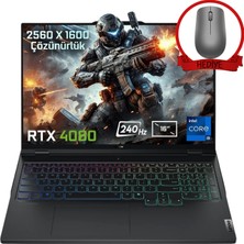 Lenovo Legion Pro 7 Intel Core I9-13900HX 40GB 4tb SSD RTX4080/12GB W11H 16'' 240Hz Wqxga Taşınabilir Bilgisayar 82WQ00AXTX-A26