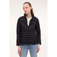 Lumberjack Kadın Şişme Mont - Siyah - Uzun Kol - Model Wb Padded 1SN28 - Günlük Stil Özellik