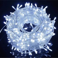 YPS-101B Beyaz Işık 100 Ledli 10 Metre Yılbaşı Süsü/iç Mekan IP65/FIŞLI 5 Set Eklenebilir