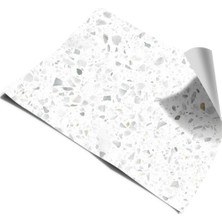 Mutfak Tezgah Üstü Kaplama Kendinden Yapışkanlı Folyo Terrazzo Desen 70 cm  x 100 cm