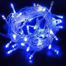 YPS-100M Mavi Işık Yılbaşı Süsü 10 mt 100 Ledli 220 Volt