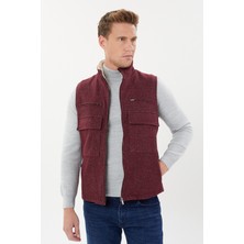 Peluş Yaka Detaylı Spor Yelek- 8090