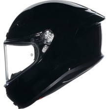 Agv K6 S Parlak Siyah Kapalı Kask