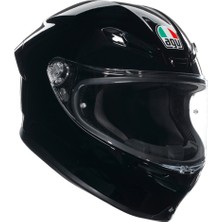 Agv K6 S Parlak Siyah Kapalı Kask