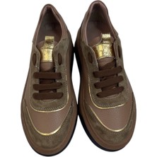 Degischic1 Taba Deri&gold Deri Sneakers