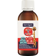 Sorvagen Grow&brain L-Arjinin, Sitikolin, Fosfatidilserin, Dha Omega 3, B12, L- Lizin, Multi Vitamin&mineral Sıvı 150 ml