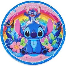 Parti Dükkanım Lilo ve Stiç Tabak 8 Adet