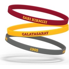 Galatasaray Lisanslı Bileklik Renkli Hediye Ahşap Kutulu