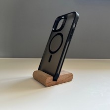 Luxury Aksesuar Apple iPhone 13 Pro Max Magnetic Standlı Kamera Lensli Korumalı Magsafe Wireless Şarj Özellikli Kılıf