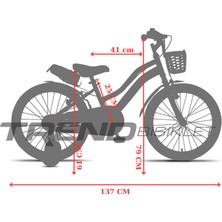 Trendbisiklet Retro Classic 20 Jant Çocuk Bisikleti, 6-9 Yaş Çocuk Bisikleti