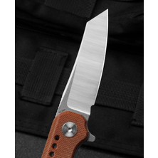 Bestech Syntax Natural Micarta Sap: 2,84'' 14C28N Çakı BG40E