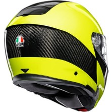 Agv Sportmodular Multi Plk Carbon Yellow Çene Açılır Kask