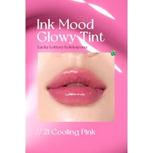 Kalıcı, Pigmentli, Parlak Bitişli Tint PERIPERA Ink Mood Glowy Tint 21 Cooling Pink (Lucky Lottery)