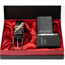 Grande 1414  Deri Erkek Cüzdan & Kartlık ve Kemer Seti