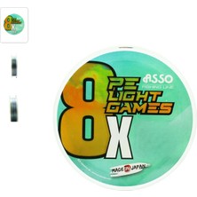 Asso Asso 8X Light Games PE 8 Örgü Spin İp Misina 150mt Multicolor