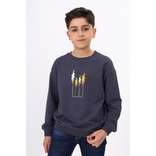 Toontoy Erkek Çocuk Baskılı Sweatshirt