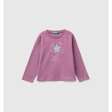 United Colors Of Benetton Kız Bebek Uzun Kol Tshirt 10gl