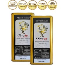 Oliveart 2 x 5 Lt Natürel Birinci Soğuk Sıkım Filtresiz Zeytinyağı