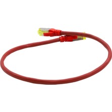 Dıgıtus CAT6A S-Ftp Patch Cord 0,50 mt Red (10'lu Paket)