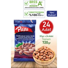 Paşa Kuruyemiş Kavrulmuş Tuzlu Yer Fıstığı 30 gr x 24 Adet