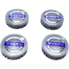 3K Volvo S60 S80 V70 V60 V40 XC60 Jant Göbeği Kapağı Gri Takım