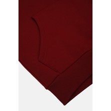 Kapüşonlu Regular Fit Next Unisex Sweatshirt Bordo