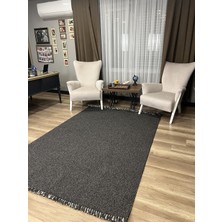 Sanat Halı Lora Plus 3954 Antrasit Iskandinav Halı