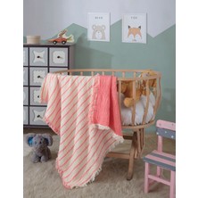 Luxtex 4 Katlı, Çift Taraf, 100 x 120 cm Pamuklu Bebek Müslin Örtü, Çok Amaçlı Bebek Battaniyesi