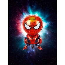 VibeHome Spider-Man Temalı Folyo Balon - Doğum Günü Parti ve Eğlenceli Etkinlikler Için