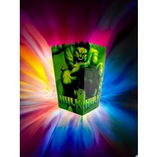 VibeHome 8 Adet Hulk Temalı Mısır Kutusu - Doğum Günü Parti ve Eğlenceli Etkinlikler Için