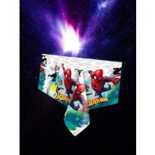 VibeHome Spider-Man Temalı Masa Örtüsü - Doğum Günü Parti ve Eğlenceli Etkinlikler Için