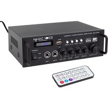 Magicvoice  MV-520 30W Usb/sd/uk Bluetooth Eko-2 Mik.tda 7377 Li *2 Giriş Uklı 220/12V Trafosuz Anfi