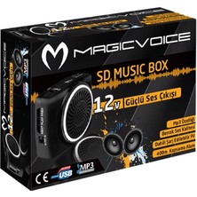 Magicvoice  MV-17450 Usb+Sd Kart Girişli Şarjlı Mini Seyyar Rehber Anfisi