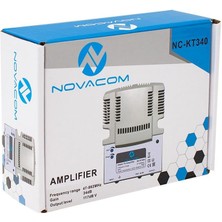 Novacom NC-KT340 47-862MHZ 34DB Kablo Tv Amplıfıer Hat Yükseltici