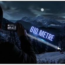 Termal Gece Görüş Dürbünü (4k Gece ve Gündüz Görüşü, 600 Metre Menzil, 5000 Mah Şarjlı Pil, 58 Mp Çözünürlük)